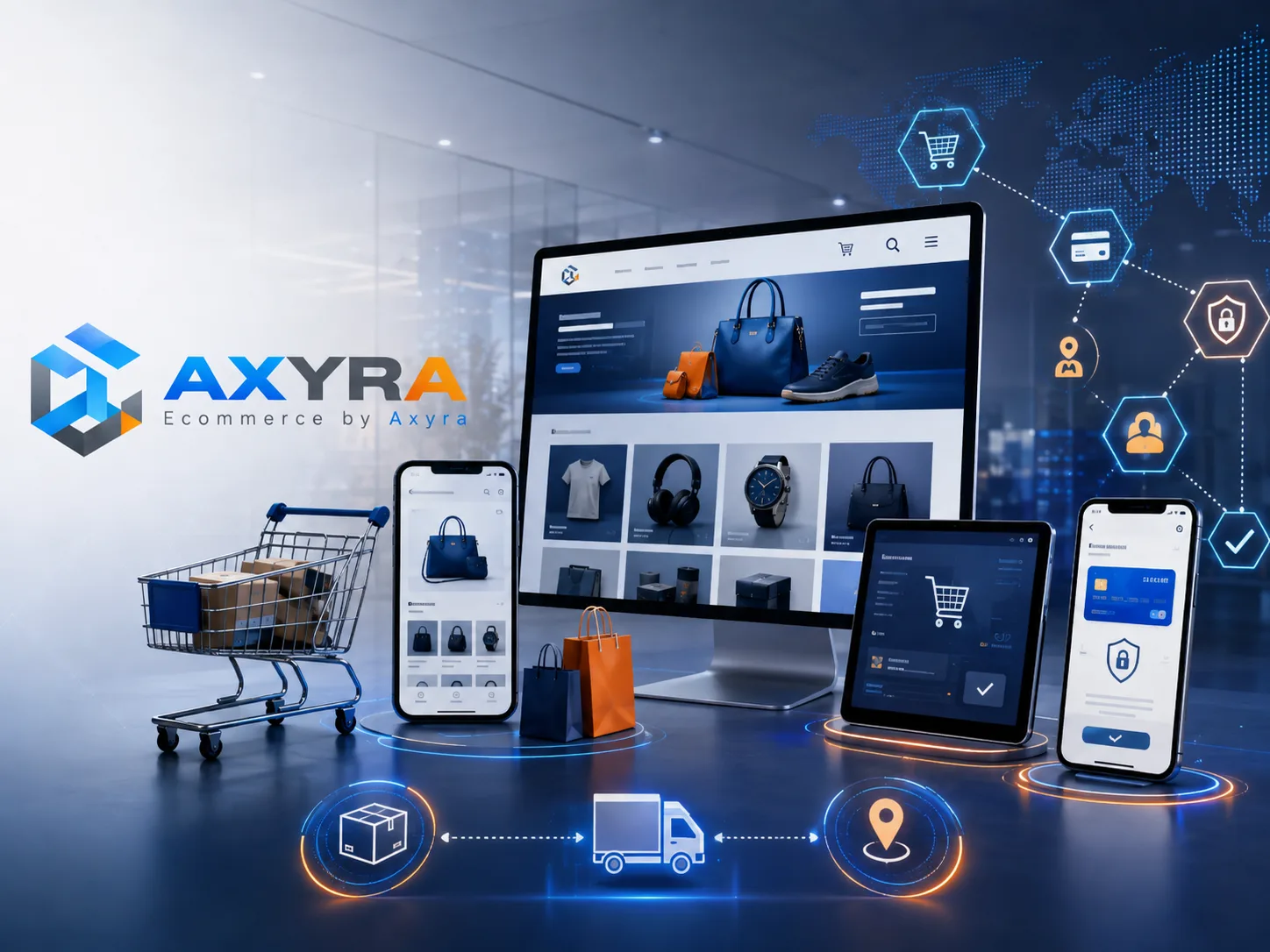 Maxyra Ecommerce online store checkout and logistics platform